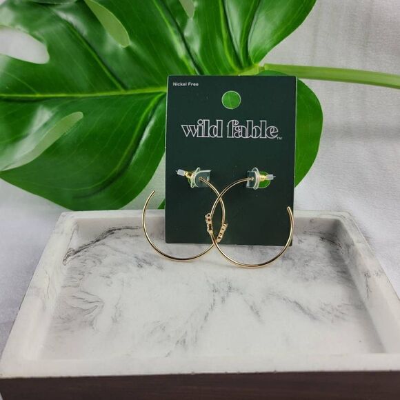 Wild Fable Butterfly Open Hoop Earrings - Picture 3 of 3